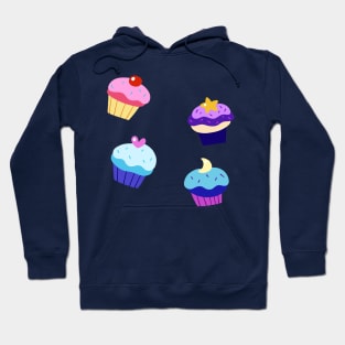 Four Cute Cupcakes Hoodie